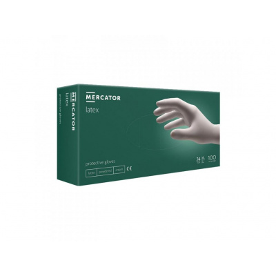 Rukavice latexové Mercator balenie 100ks