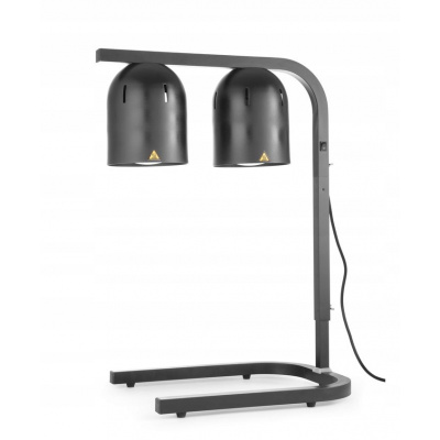Lampa na ohrev jedla čierna HENDI 273913