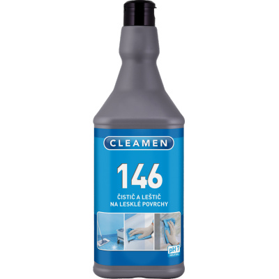 CLEAMEN 146 leštič a čistič na lesklé povrchy 1 L