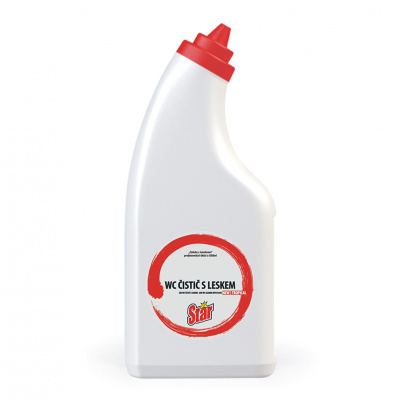 STAR WC čistič s leskom 750 ml