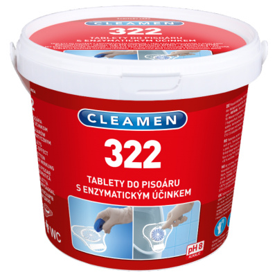 Cleamen 322 tablety do pisoáru vedierko + sitko