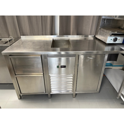 Chladiaci stôl nerezový