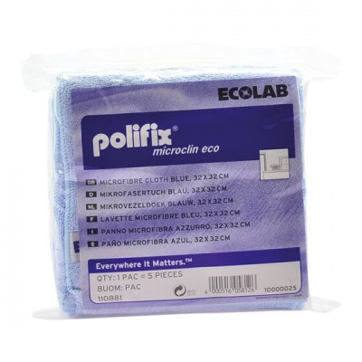 ECOLAB Utierky z mikrofázy modré, 5ks.