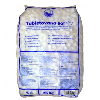 Tabletovaná soľ 25 kg